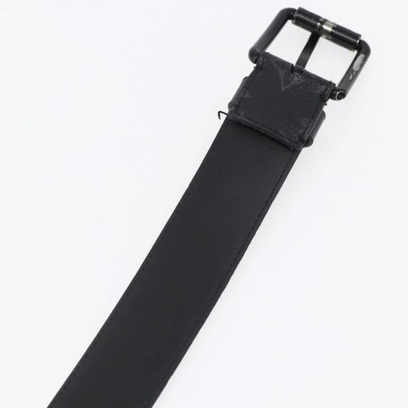 LOUIS VUITTON Monogram Eclipse Ceinture Voyager Belt LV Auth bs29690 - Picture 11 of 13